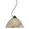 Besa Lighting Tessa Cord Pendant, Mocha, Bronze Finish, 1x75W Incandescent 1KX-420183-BR - alternate 1